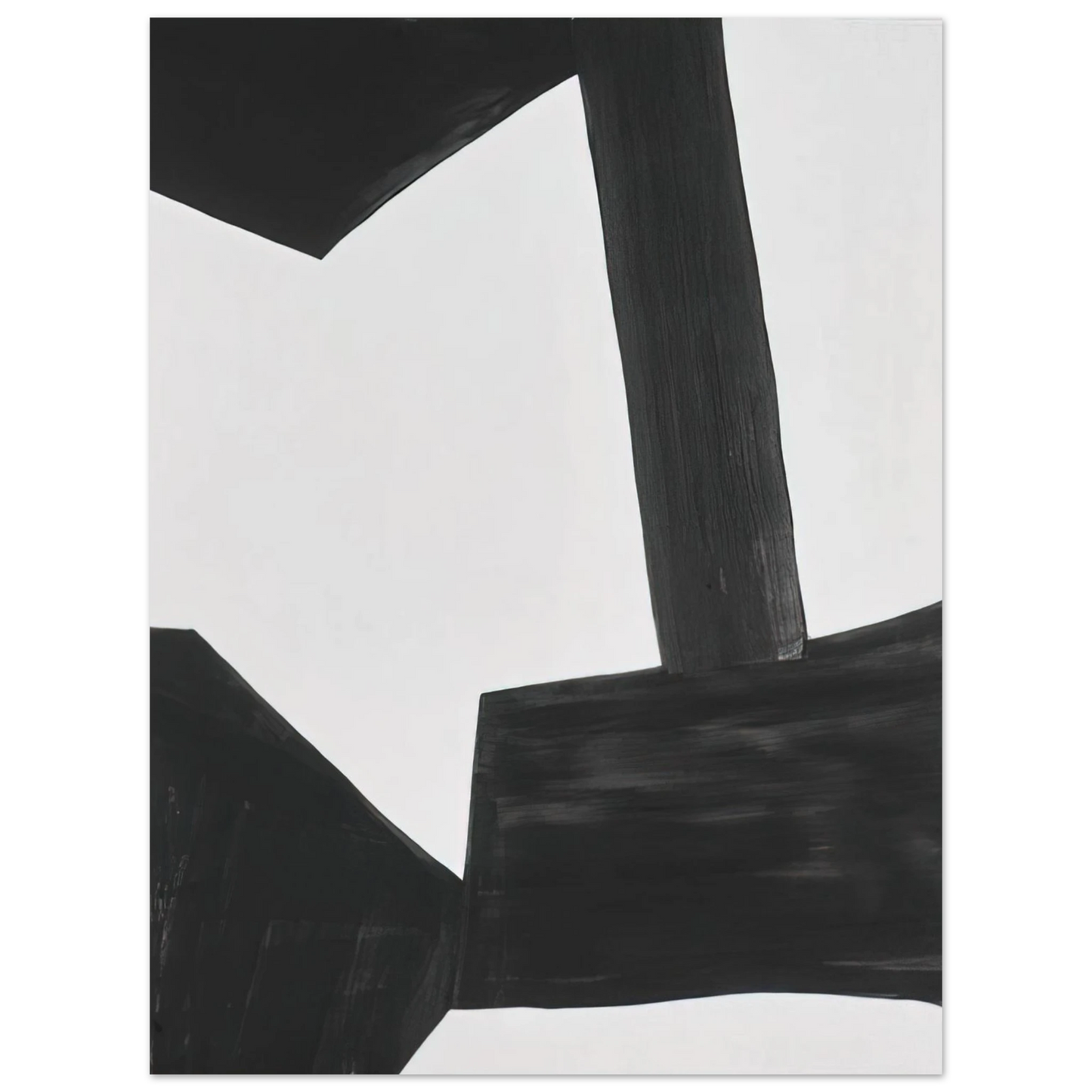 Doug Ohlson - Black and White Form - 1962  75x100 cm / 30x40inches Fine Art Poster