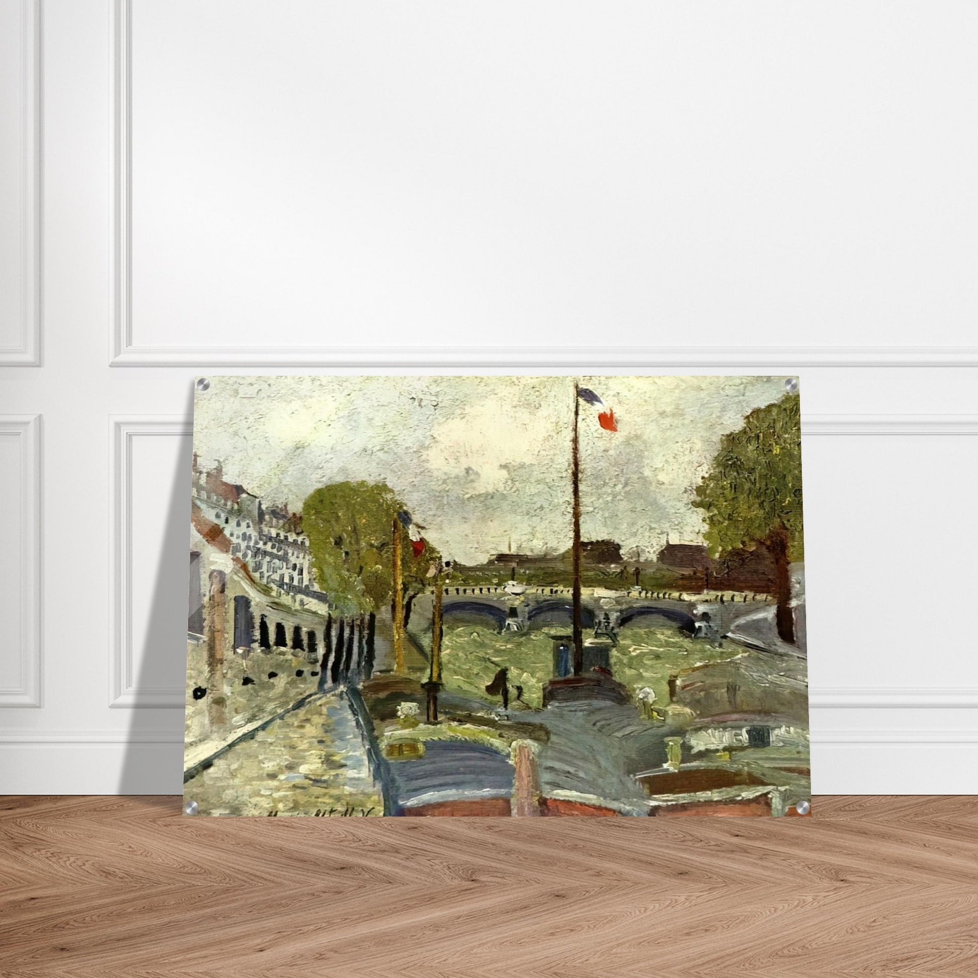 NINE - Maurice Utrillo Acrylic Print - 70x100 cm / 28x40″ inches
