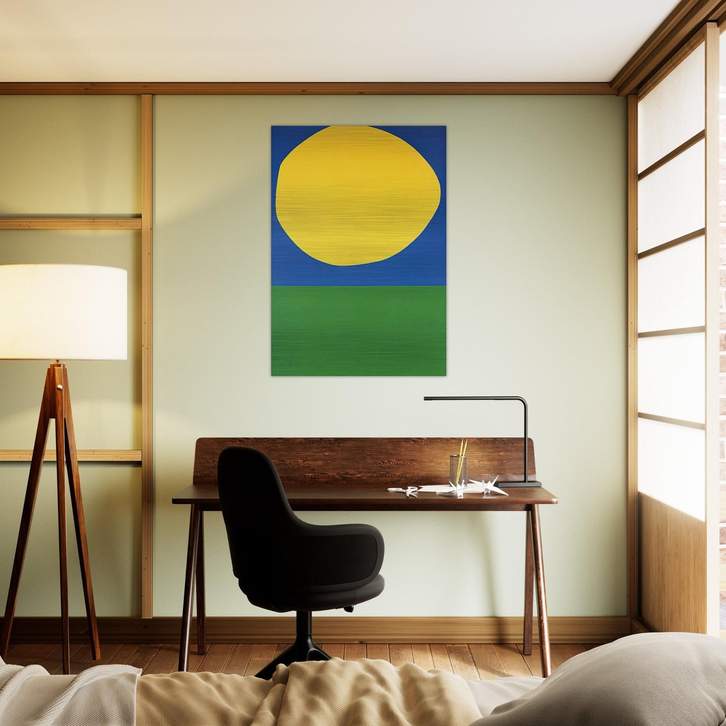 High Yellow - Ellsworth Kelly Brushed Aluminum Print - 70x100 cm / 28x40 inches | Ellsworth Kelly Aluminum Print | Ellsworth Kelly Prints