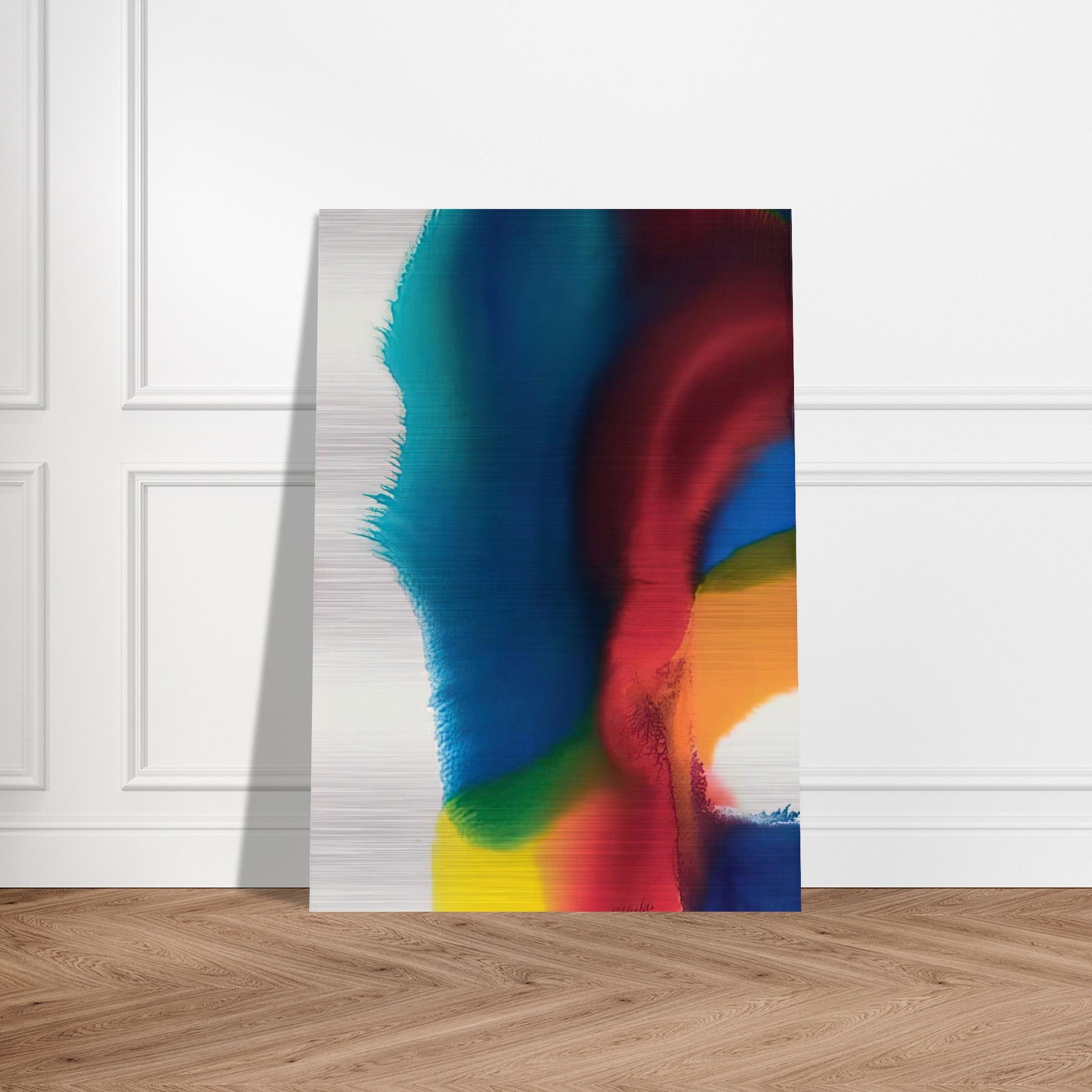 Rainbow Bleed - Paul Jenkins Brushed Aluminum Print - 70x100 cm / 28x40 inches | Paul Jenkins Aluminum Print | Paul Jenkins Prints