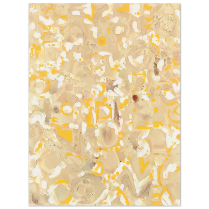 Lee Krasner - Hieroglyphs No. 12  75x100 cm / 30x40inches Fine Art Poster
