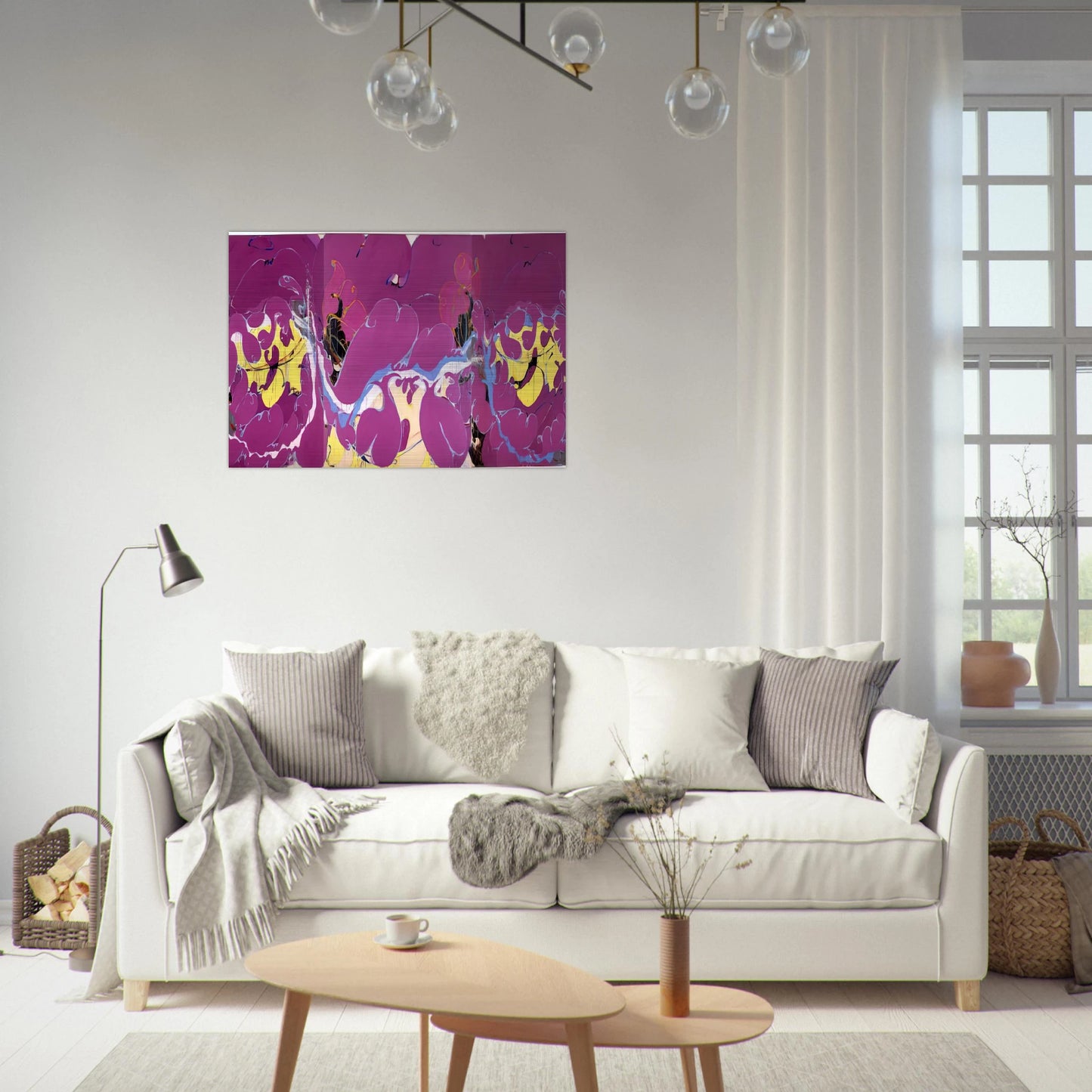 Easter Morning - 1979 - Norman Bluhm Brushed Aluminum Print - 70x100 cm / 28x40 inches | Norman Bluhm Aluminum Print | Norman Bluhm Prints