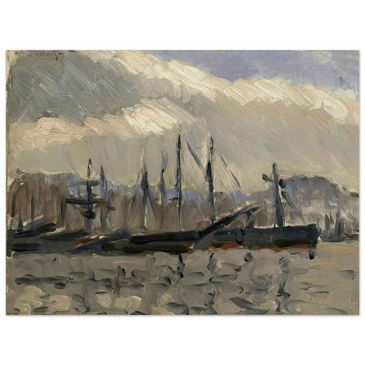 Henri Matisse - PORT DE CHERBOURG 1918  75x100 cm / 30x40inches Fine Art Poster