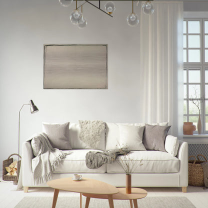 Drawing 24.4.60 - 1960 - Bob Law Brushed Aluminum Print - 70x100 cm / 28x40 inches | Bob Law Aluminum Print | Bob Law Prints