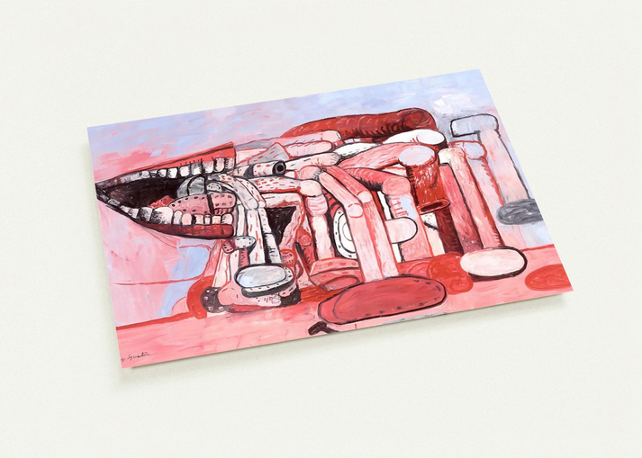 PAINTER S FORMS NO 2 1978 By Philip Guston Pack of 10 Post Cards | Philip Guston Post Cards | A6 (10.5 x 14.8 cm) - 4.1 x 5.8 inches
