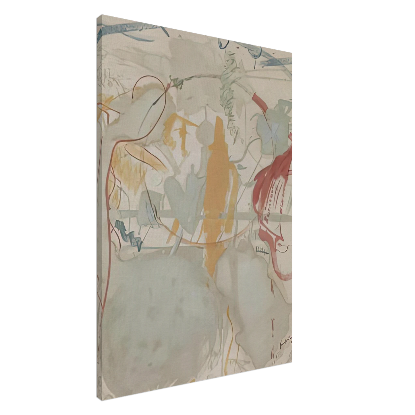 Helen Frankenthaler - Seven Types of Ambiguity, 1957- Wall Art - 60x80 cm / 24x32 inches - Fine Art Poster-canvas - -