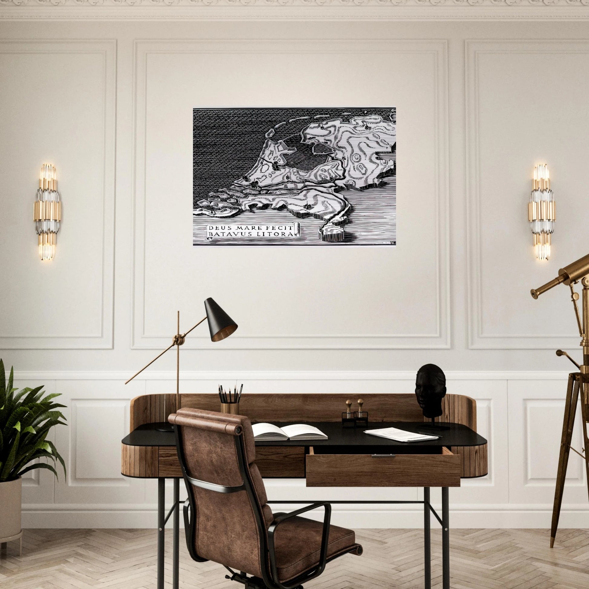 ESCHER (28) - MC Escher Brushed Aluminum Print - 70x100 cm / 28x40 inches | MC Escher Aluminum Print | MC Escher Prints
