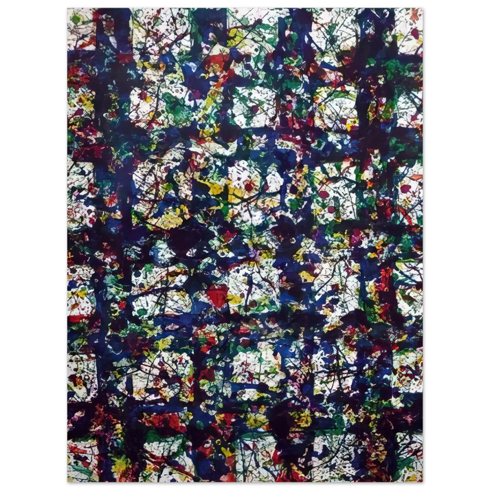 Sam Francis - Untitled  SF 236   75x100 cm / 30x40inches Fine Art Poster