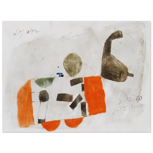 Julius Bissier - Komposition 3. MÃƒÂ¤rz 60 - 1960  75x100 cm / 30x40inches Fine Art Poster