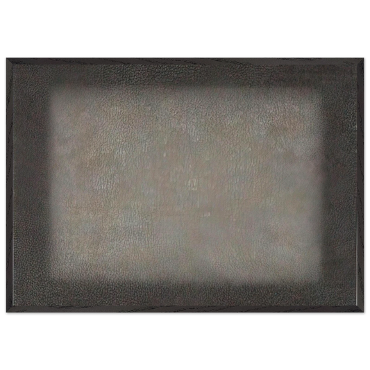 Window of Unknowing - 1976 - Richard Pousette-Dart 70x100 cm / 28x40 inches Framed Art Print – Black Wooden Frame