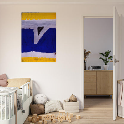 Untitled  G-60-06  - Al Held Brushed Aluminum Print - 70x100 cm / 28x40 inches | Al Held Aluminum Print | Al Held Prints