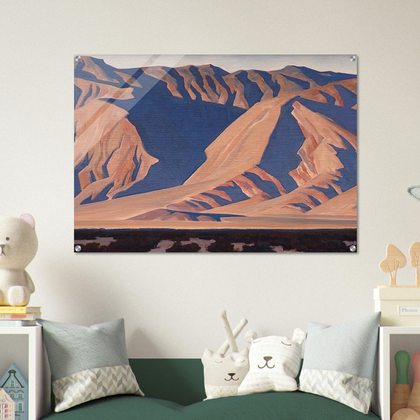 INYO MOUNTAINS 1944 - Maynard Dixon Acrylic Print - 70x100 cm / 28x40″ inches | Maynard Dixon Wall Art | Maynard Dixon Prints