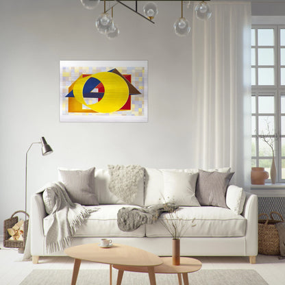 Prime Moments II - Al Held Brushed Aluminum Print - 70x100 cm / 28x40 inches | Al Held Aluminum Print | Al Held Prints