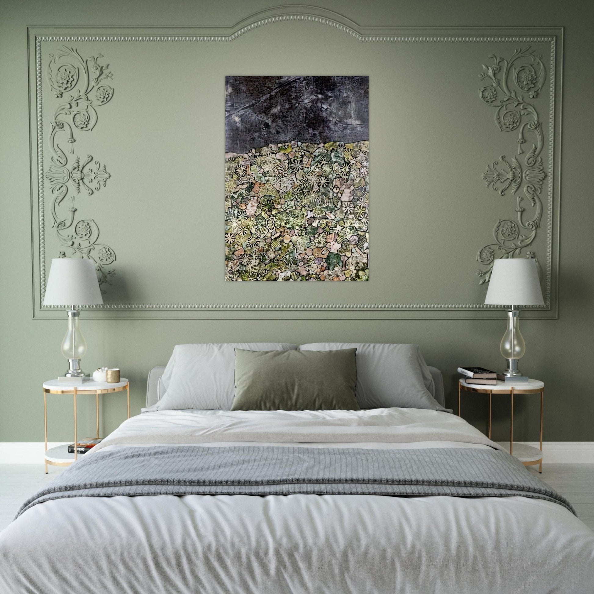 I LIVE IN A COUNTRY LAUGHING - Jean Dubuffet Brushed Aluminum Print - 70x100 cm / 28x40 inches | Jean Dubuffet Aluminum Print | Jean Dubuffet Prints