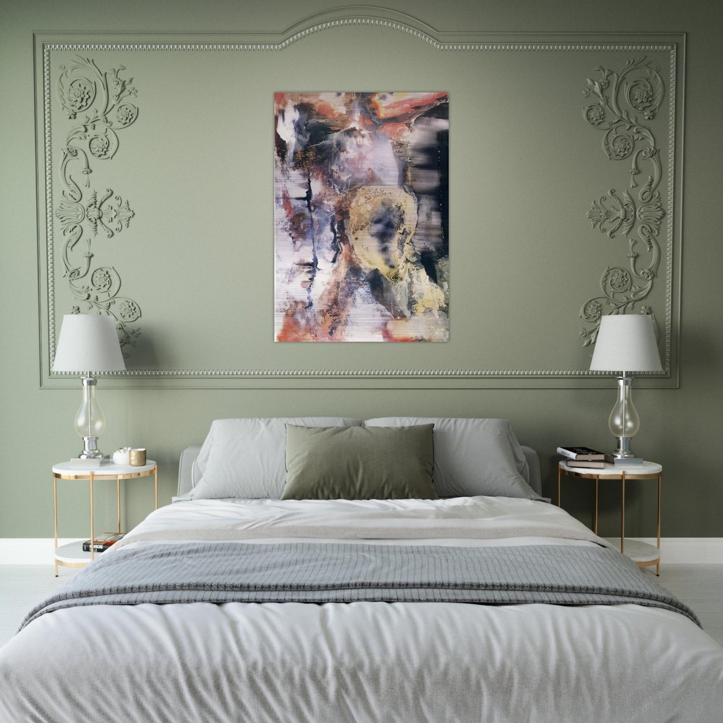 The Archer - Paul Jenkins Brushed Aluminum Print - 70x100 cm / 28x40 inches | Paul Jenkins Aluminum Print | Paul Jenkins Prints