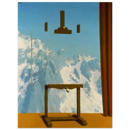 Rene Magritte - CALL OF PEAKS 1943  75x100 cm / 30x40inches Fine Art Poster