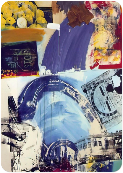 HARBOR By Robert Rauschenberg Pack of 10 Post Cards | Robert Rauschenberg Post Cards | A6 (10.5 x 14.8 cm) - 4.1 x 5.8 inches