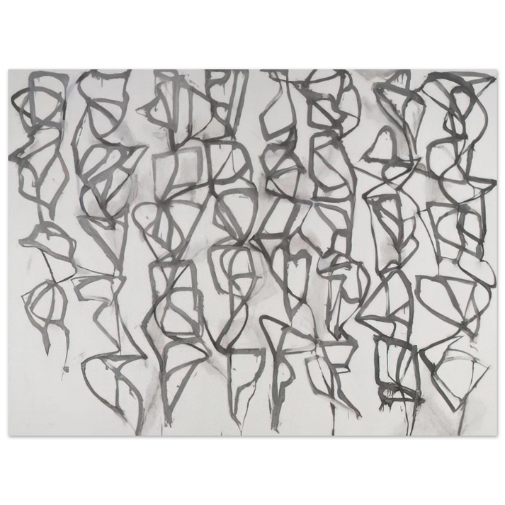 Brice Marden - Cold Mountain I Path - 1989  75x100 cm / 30x40inches Fine Art Poster