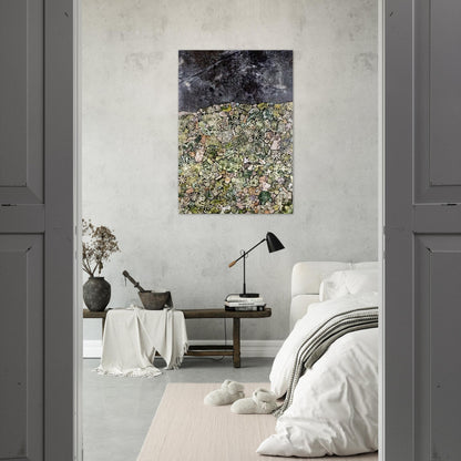 I LIVE IN A COUNTRY LAUGHING - Jean Dubuffet Brushed Aluminum Print - 70x100 cm / 28x40 inches | Jean Dubuffet Aluminum Print | Jean Dubuffet Prints