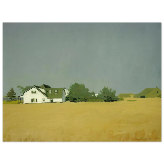 Fairfield Porter - WHEAT 1960  75x100 cm / 30x40inches Fine Art Poster