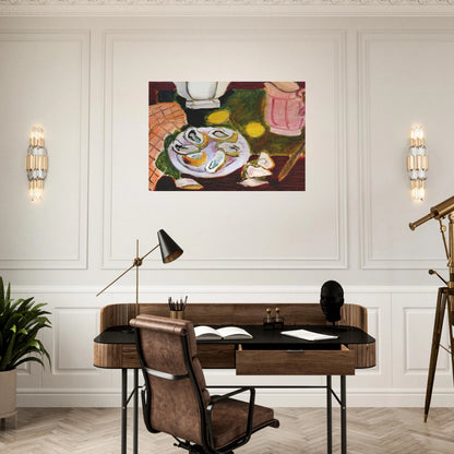 OYSTERS 1940 - Henri Matisse Brushed Aluminum Print - 70x100 cm / 28x40 inches | Henri Matisse Aluminum Print | Henri Matisse Prints