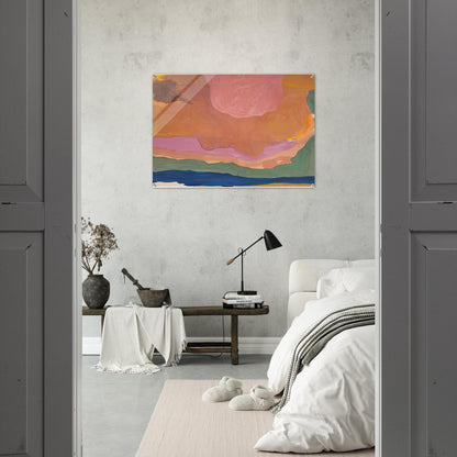 Flood, 1967- - Helen Frankenthaler Acrylic Print - 70x100 cm / 28x40″ inches