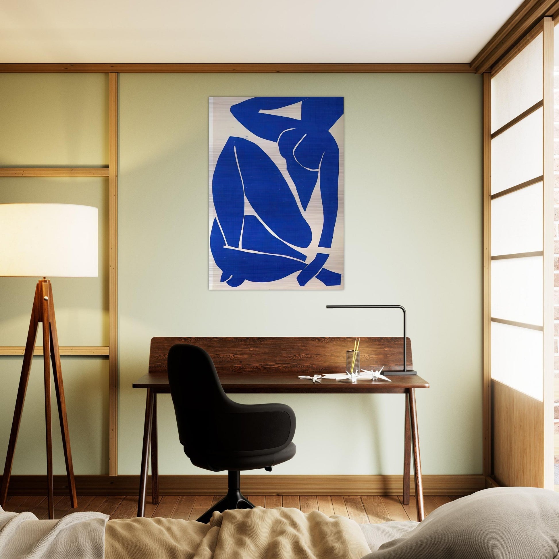 BLUE NUDE - Henri Matisse Brushed Aluminum Print - 70x100 cm / 28x40 inches | Henri Matisse Aluminum Print | Henri Matisse Prints