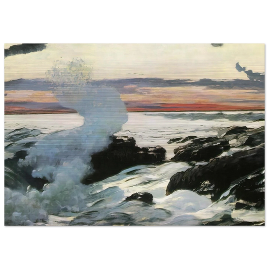 WEST POINT PROUT S NECK - Winslow Homer Brushed Aluminum Print - 70x100 cm / 28x40 inches | Winslow Homer Aluminum Print | Winslow Homer Prints