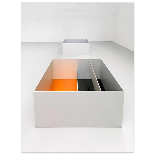 Donald Judd - Untitled 89-3 Menziken - 1989  75x100 cm / 30x40inches Fine Art Poster