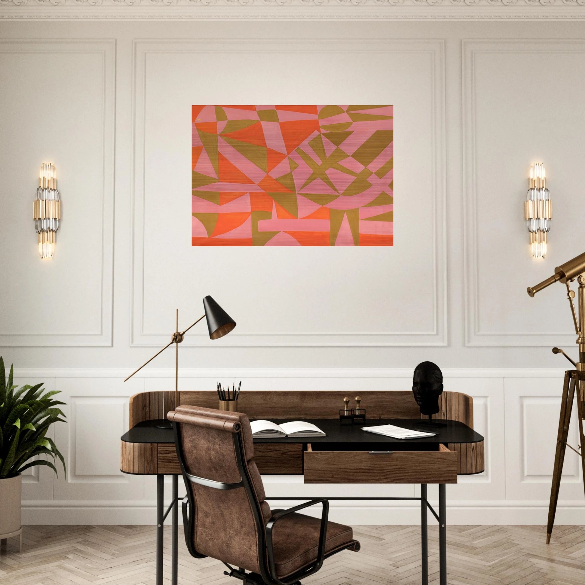 Flight of Colors - 1949 - Carmen Herrera Brushed Aluminum Print - 70x100 cm / 28x40 inches | Carmen Herrera Aluminum Print | Carmen Herrera Prints