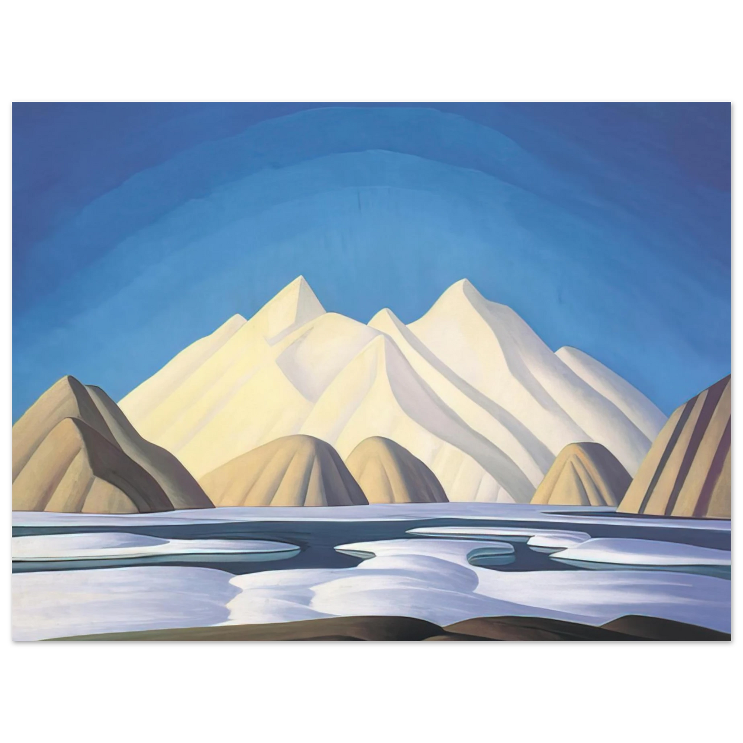 Lawren Harris - Baffin Island - 1931  75x100 cm / 30x40inches Fine Art Poster