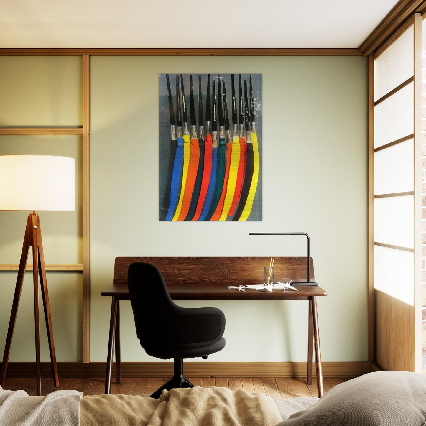 Paintbrushes V - 1991 - Arman Brushed Aluminum Print - 70x100 cm / 28x40 inches | Arman Aluminum Print | Arman Prints