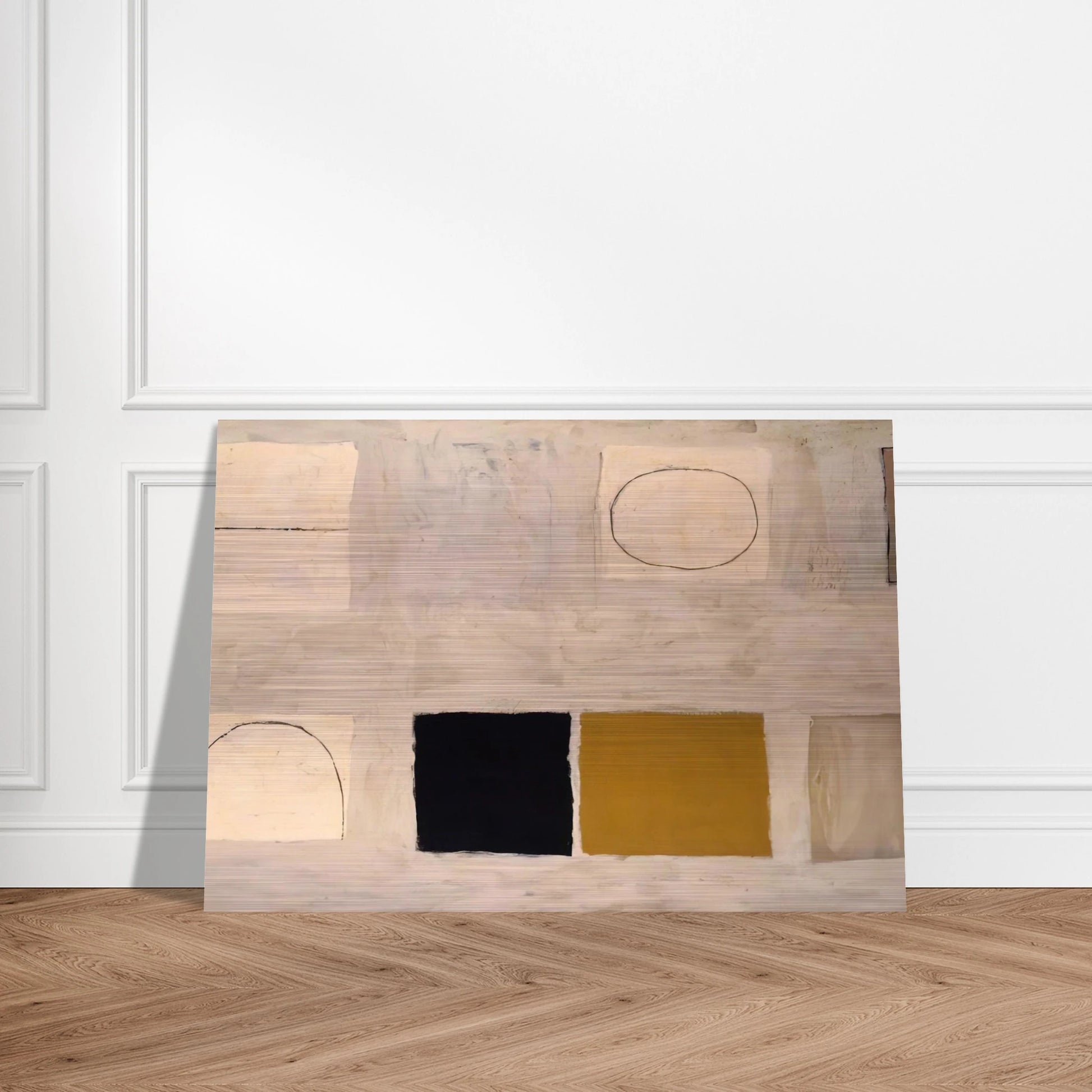 Morning in Mykonos - 1960 - William Scott Brushed Aluminum Print - 70x100 cm / 28x40 inches | William Scott Aluminum Print | William Scott Prints
