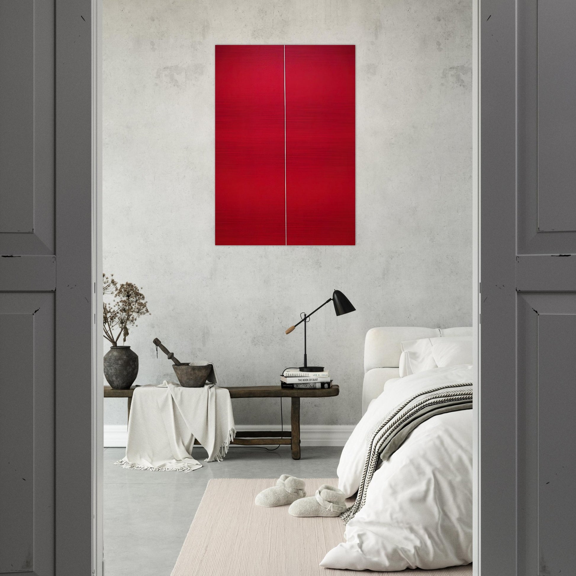 Be I - Barnett Newman Brushed Aluminum Print - 70x100 cm / 28x40 inches | Barnett Newman Aluminum Print | Barnett Newman Prints