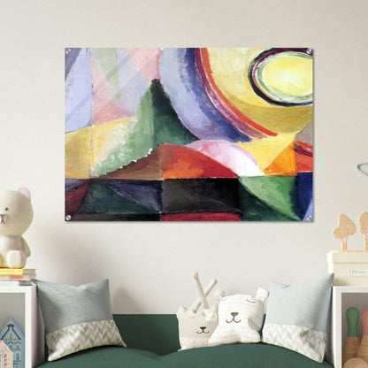ELECTRIC PRISMS - Sonia Delaunay Acrylic Print - 70x100 cm / 28x40″ inches