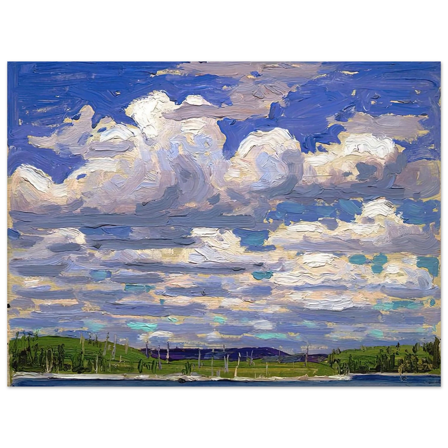 Tom Thomson - SUMMER DAY 1915  75x100 cm / 30x40inches Fine Art Poster