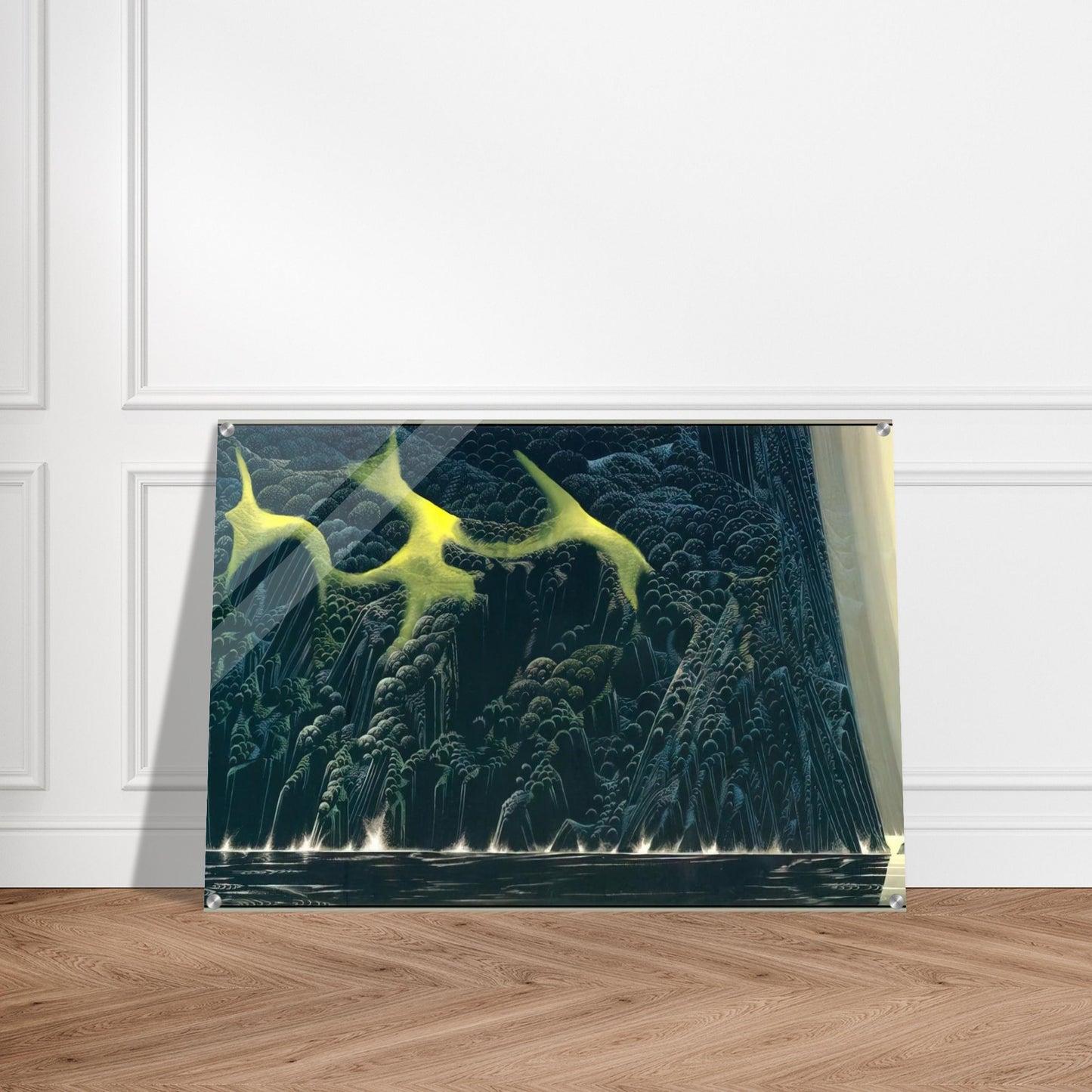 Out of the Sea - Eyvind Earle Acrylic Print - 70x100 cm / 28x40″ inches