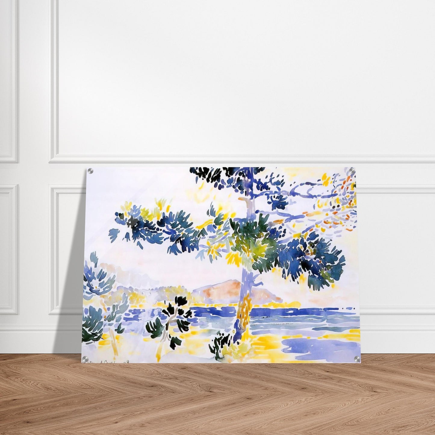 Saint-Clair Landscape - Henri-Edmond Cross Acrylic Print - 70x100 cm / 28x40″ inches