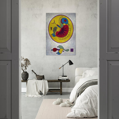 UNTITLED 1 - Wassily Kandinsky Brushed Aluminum Print - 70x100 cm / 28x40 inches | Wassily Kandinsky Aluminum Print | Wassily Kandinsky Prints