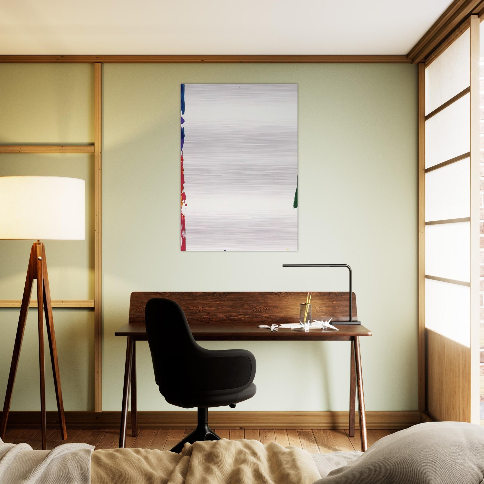 Sail I - Sam Francis Brushed Aluminum Print - 70x100 cm / 28x40 inches | Sam Francis Aluminum Print | Sam Francis Prints