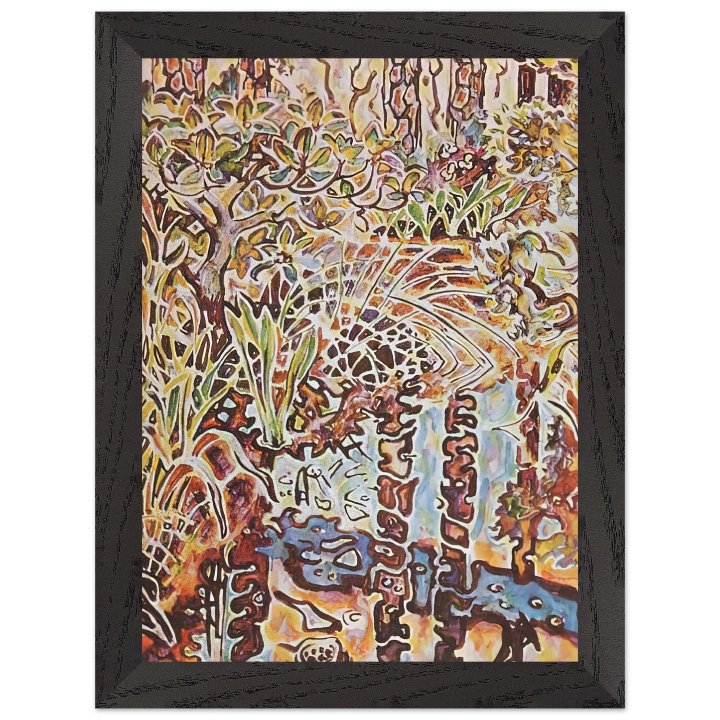 Walter Inglis Anderson - Walter Anderson Wall art - 30x40 cm / 12x16 inches - Premium Wooden Framed Poster With Fine Art Paper-canvas - Wood frame