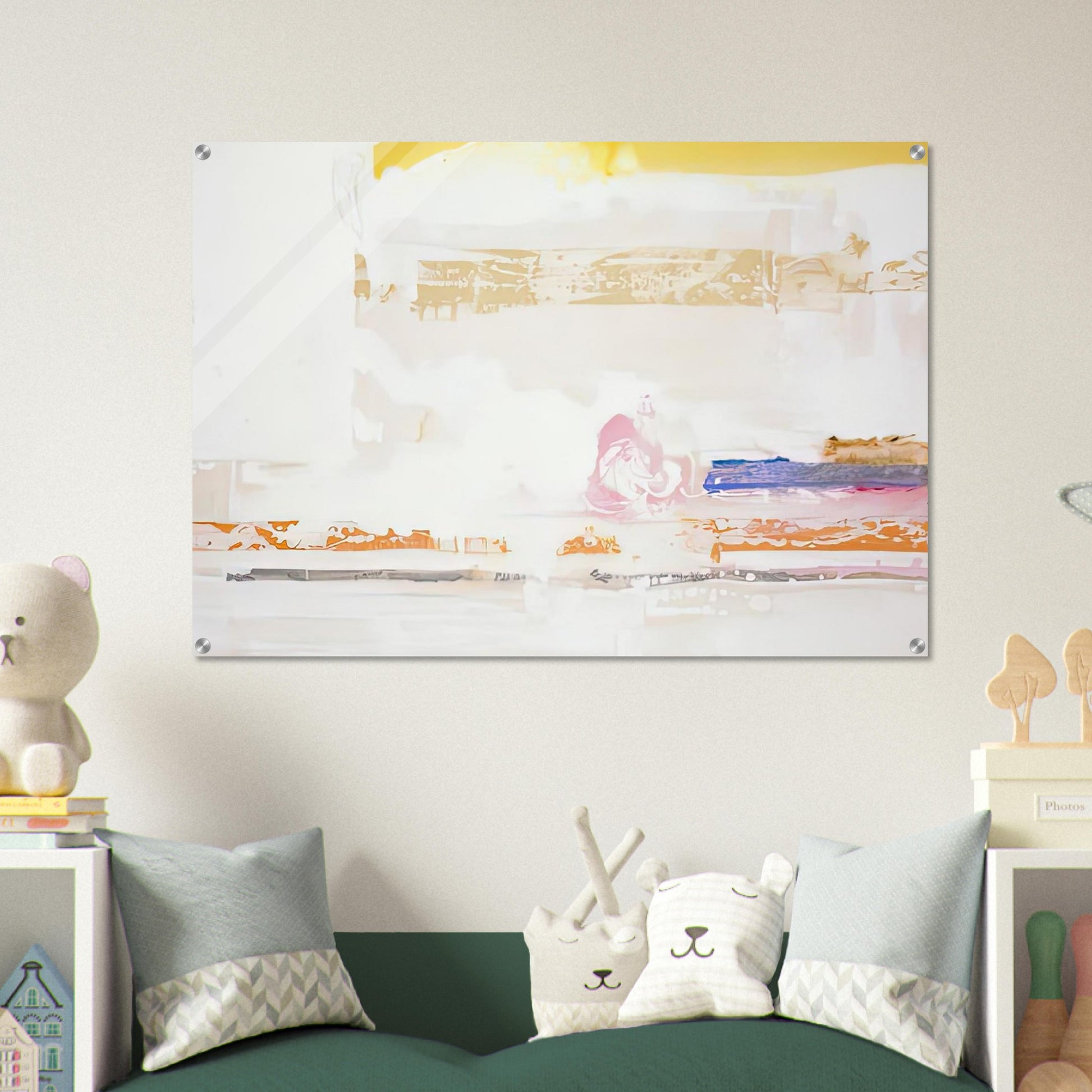 Snow Basin, 1990- - Helen Frankenthaler Acrylic Print - 70x100 cm / 28x40″ inches