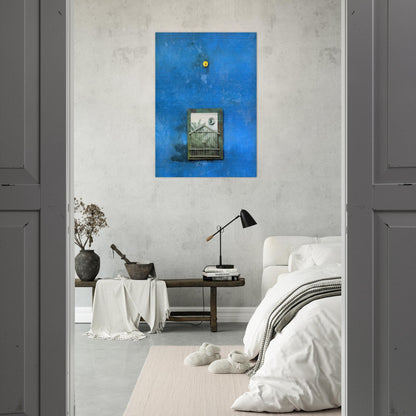 Sanctuary - Max Ernst Brushed Aluminum Print - 70x100 cm / 28x40 inches | Max Ernst Aluminum Print | Max Ernst Prints