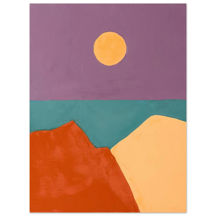 Etel Adnan - Untitled - 2015  75x100 cm / 30x40inches Fine Art Poster