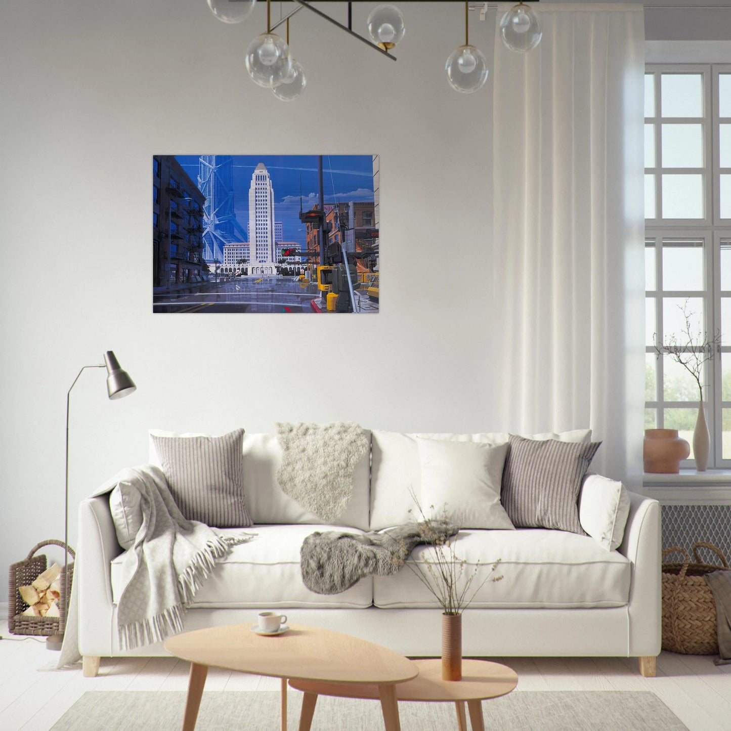 Syd Mead - Syd Mead Brushed Aluminum Print - 70x100 cm / 28x40 inches | Syd Mead Aluminum Print | Syd Mead Prints