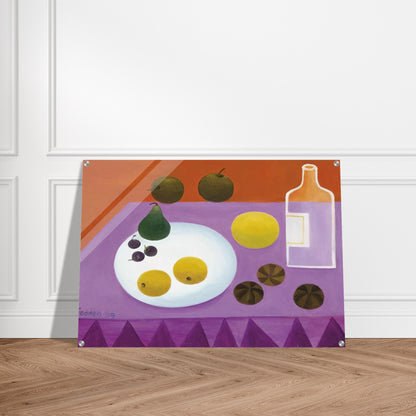 Fruit - 2009 - Mary Fedden Acrylic Print - 70x100 cm / 28x40″ inches | Mary Fedden Wall Art | Mary Fedden Prints