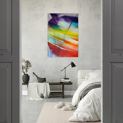 Phenomena Franklin s Kite - Paul Jenkins Brushed Aluminum Print - 70x100 cm / 28x40 inches | Paul Jenkins Aluminum Print | Paul Jenkins Prints