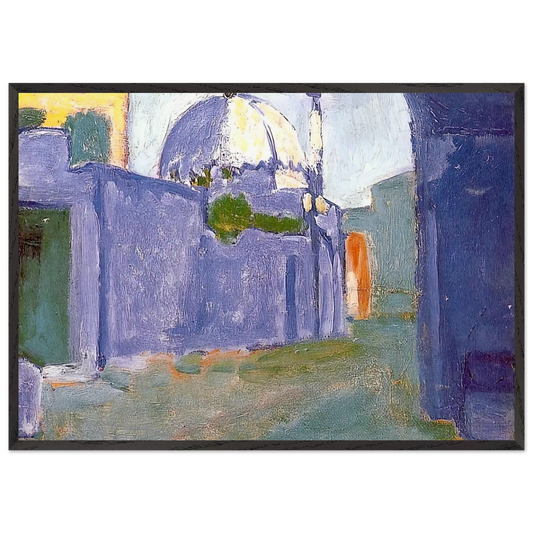 LE MARABOUT 1912 - Henri Matisse 70x100 cm / 28x40 inches Framed Art Print – Black Wooden Frame