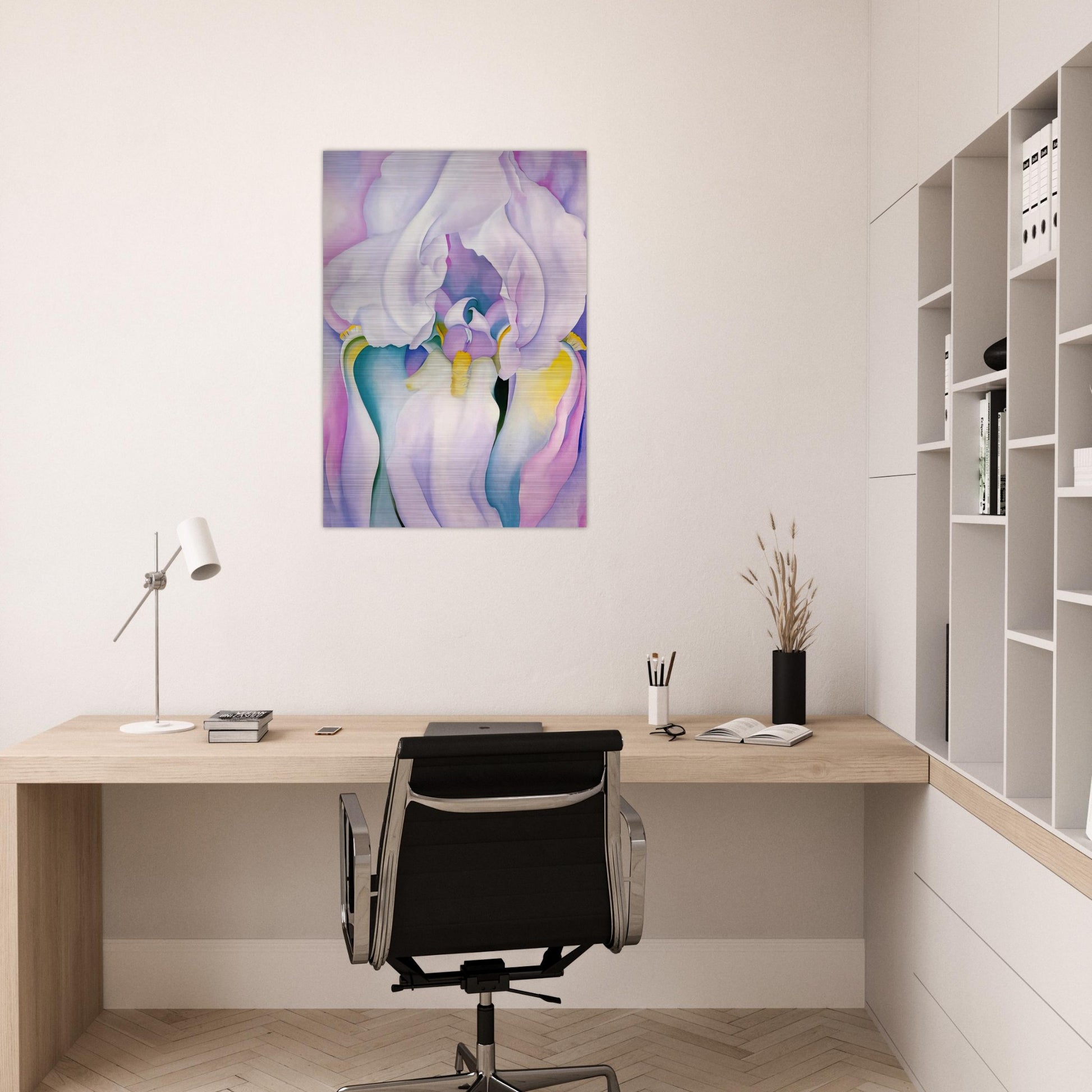 Light of Iris - Georgia O'Keeffe Brushed Aluminum Print - 70x100 cm / 28x40 inches | Georgia O'Keeffe Aluminum Print | Georgia O'Keeffe Prints
