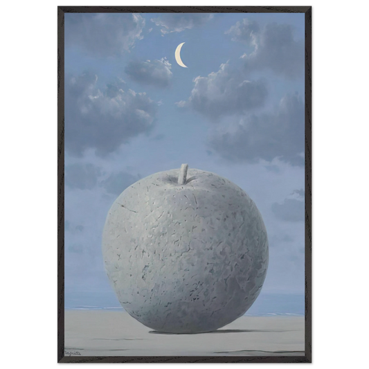 SOUVENIRS FROM TRAVEL 1963 - Rene Magritte 70x100 cm / 28x40 inches Framed Art Print – Black Wooden Frame